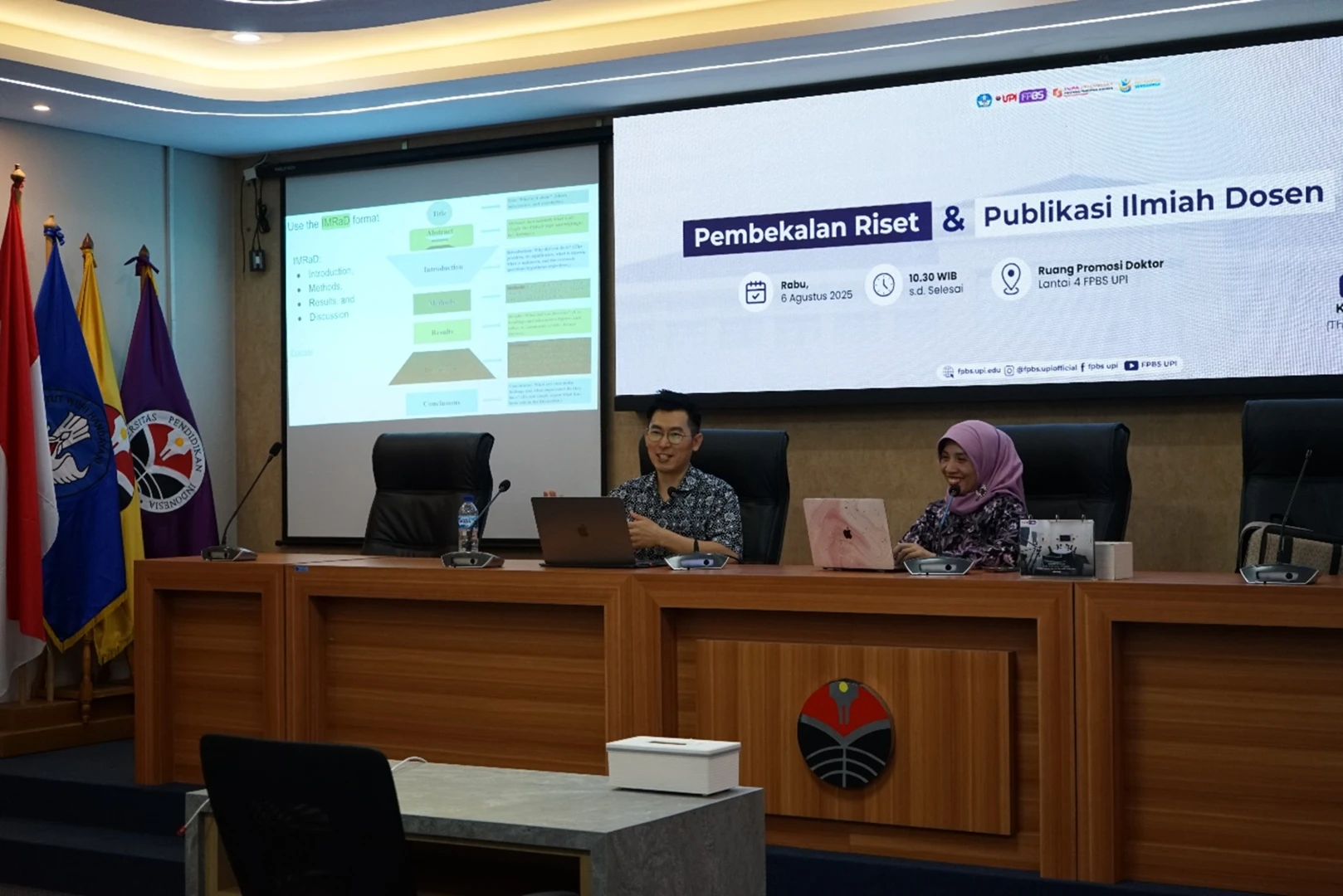 Pelatihan Dosen Muda di FPBS UPI