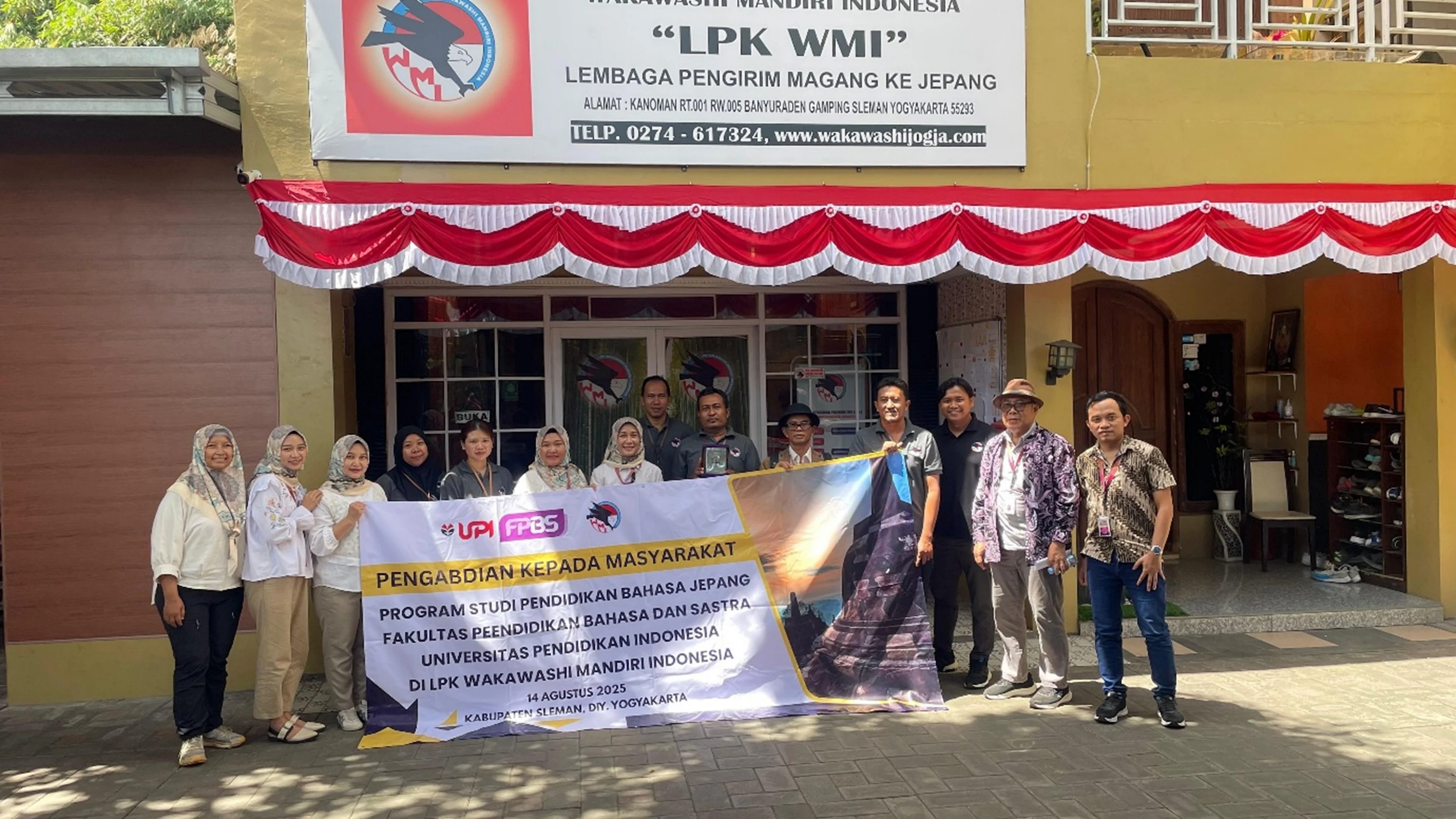 PkM Prodi Pendidikan Bahasa Jepang UPI di LPK WMI Yogyakarta