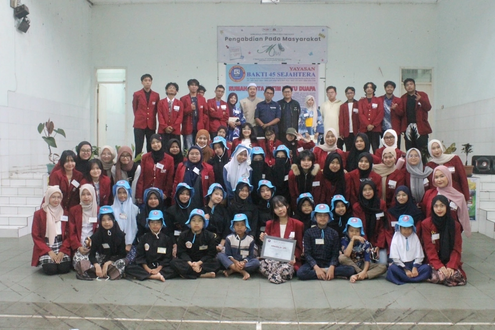Kegiatan P2M Himabaja UPI di Yayasan Bakti 45 Sejahtera, Lembang