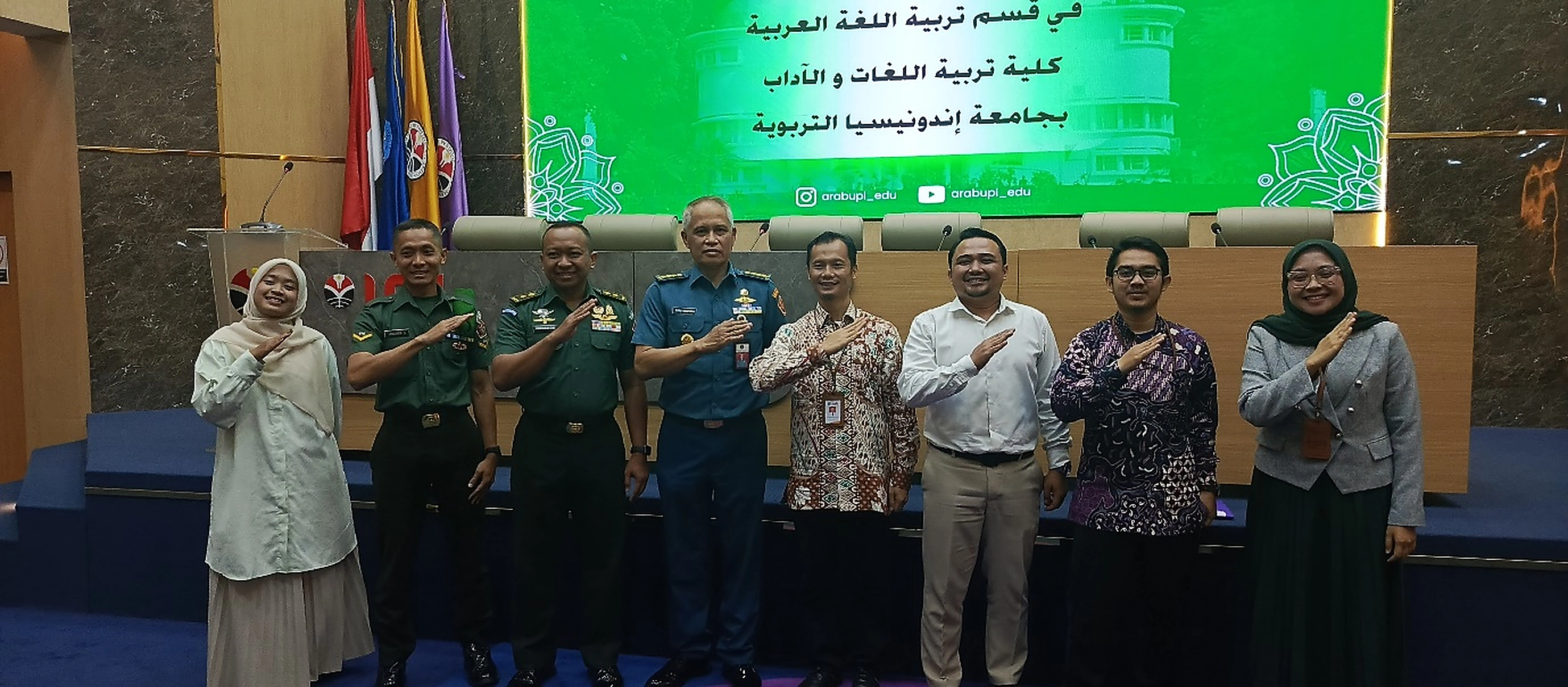 Kegiatan Orientasi Budaya dan Bahasa Arab UPI dan Kemenhan RI