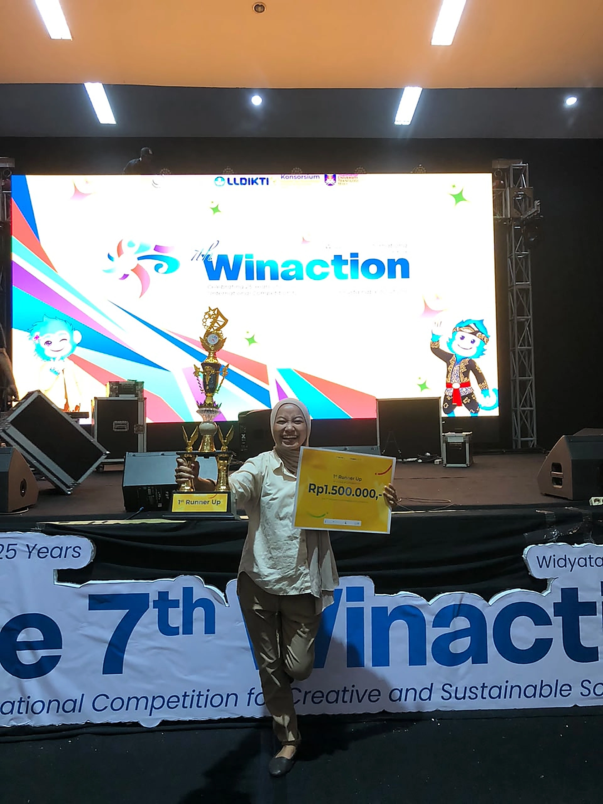 Mahasiswa Pendidikan Bahasa dan Sastra Indonesia FPBS UPI Raih Juara 2 Monolog Tingkat Internasional pada WINACTION 2026