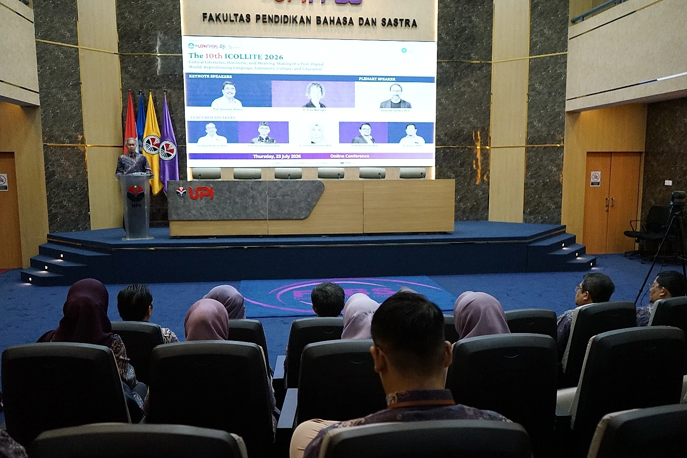 Suasana The 10th ICOLLITE 2026 di FPBS UPI