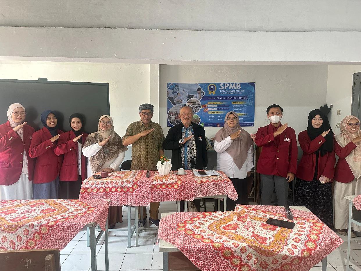 Penerimaan mahasiswa P3K Pendidikan Bahasa Arab FPBS UPI di SMP Miftahul Iman