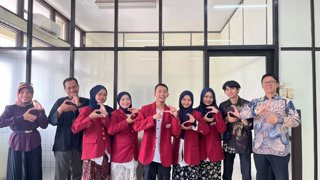 The FPBS UPI PKM-RSH team after successfully completing the PKP2 2026 evaluation session